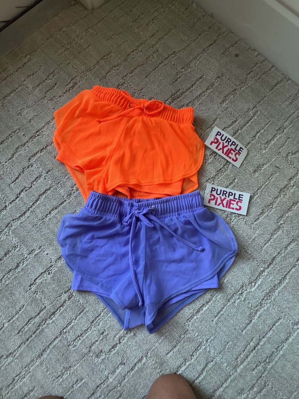 2 Pair Purple Pixies Athletic Shorts | Girls | NWT

Description 
Brand new with